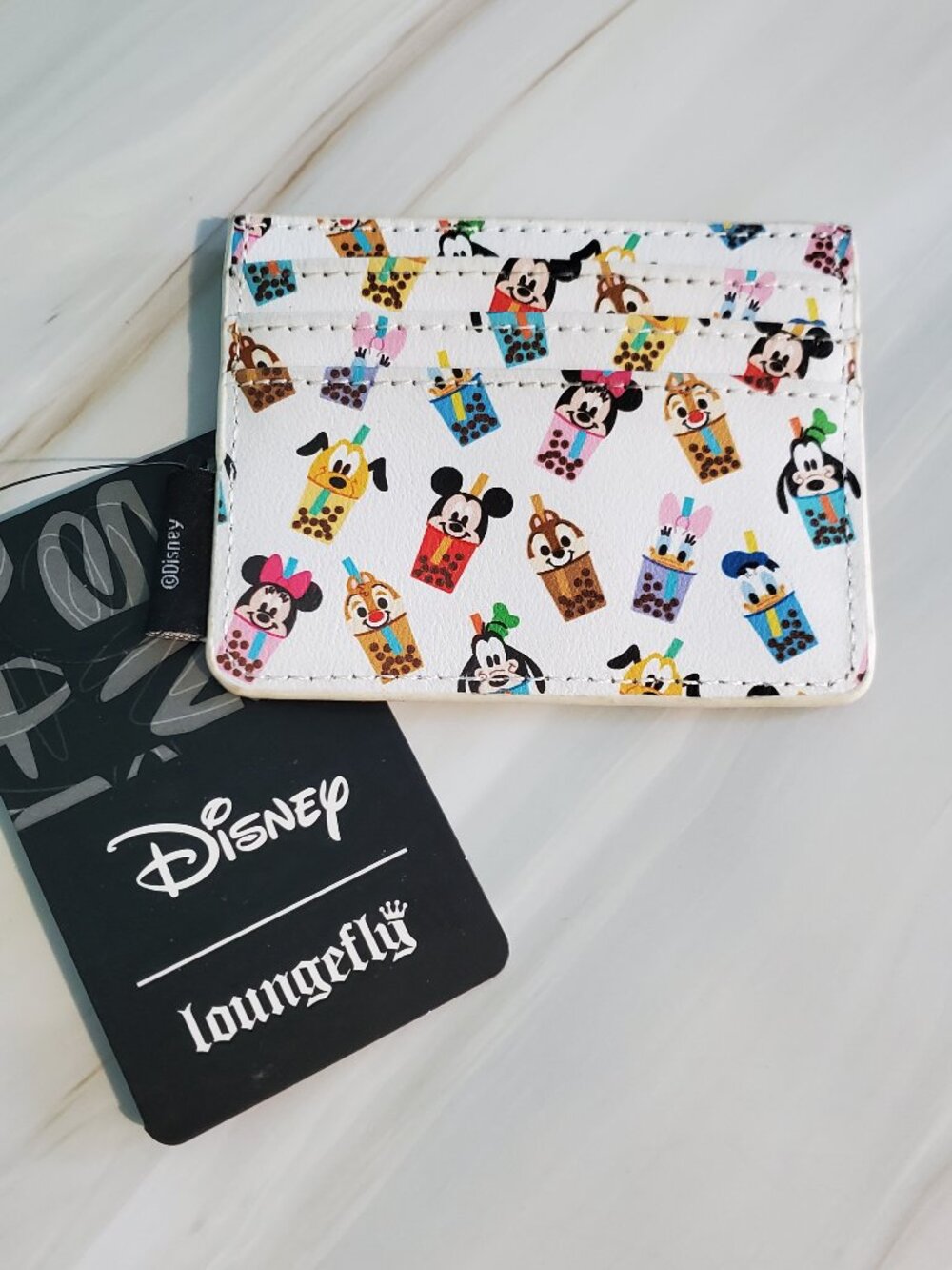 NWT Loungefly x Disney Mickey Mouse & Friends Boba Cardholder